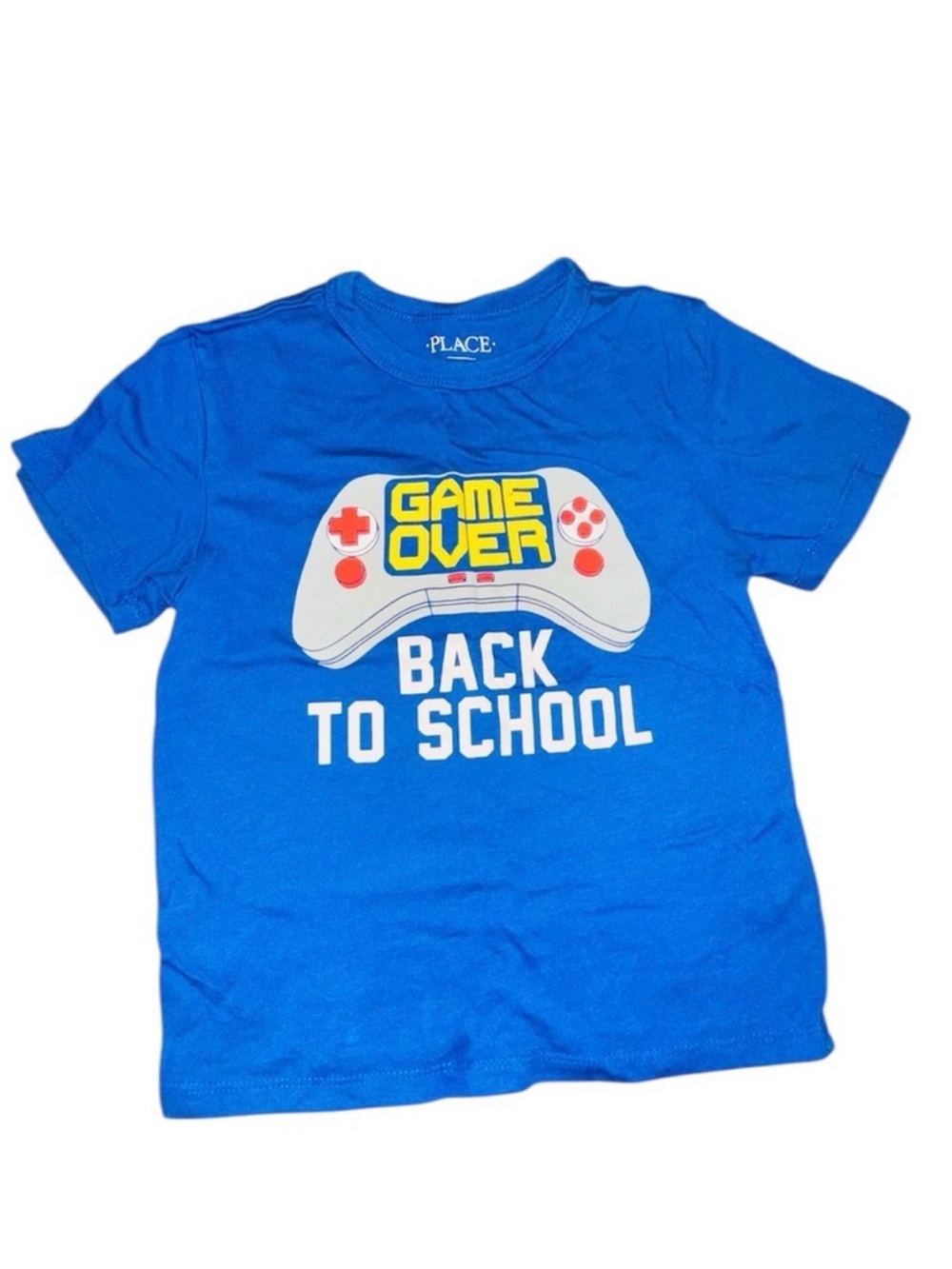 Blue 'Game Over' Graphic Tee - Picture 3 of 3